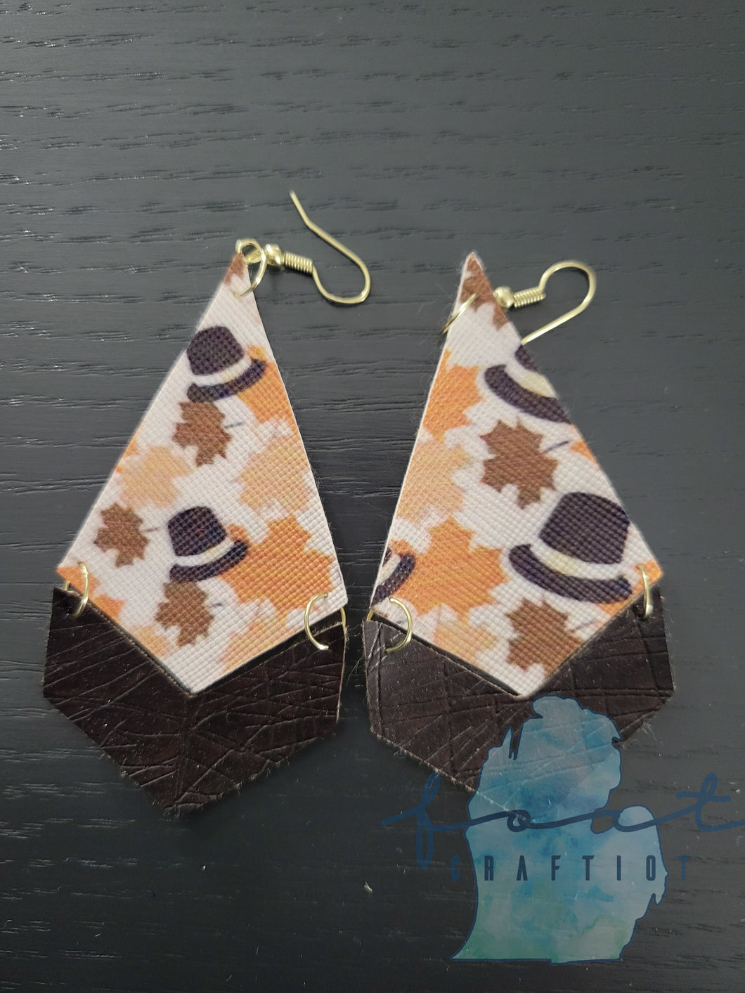 Geometrical Thanksgiving Earrings