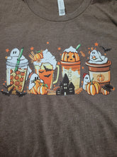 Load image into Gallery viewer, Pumpkin Ghosts Drinks XL Tee
