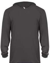 Load image into Gallery viewer, Badger Youth Core Long Sleeve Hooded Tshirt
