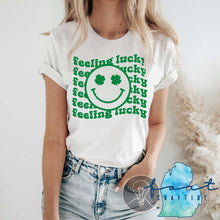 Load image into Gallery viewer, Feeling Lucky Smile St. Patrick&#39;s Day Shirt

