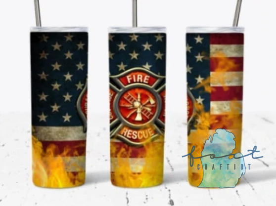 Fire Rescue Tumbler
