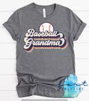 Retro Baseball Grandma Shirt