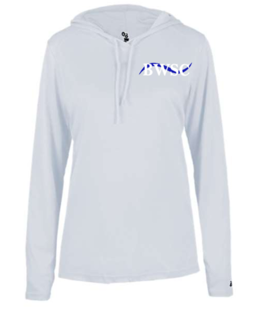 Badger Women's Core Long Sleeve Hooded Tshirt