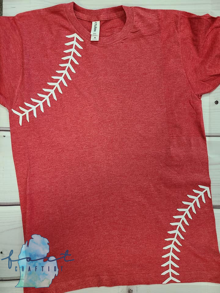 White Baseball Stitches